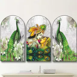 Livin'luxe Multicoloured MDF Religious Wall Paintings-picture-24