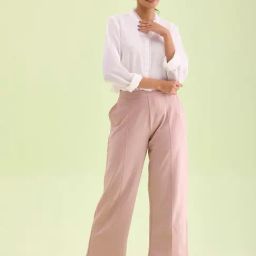 Go Colors! Pink Mid Rise Flared Pants-picture-21