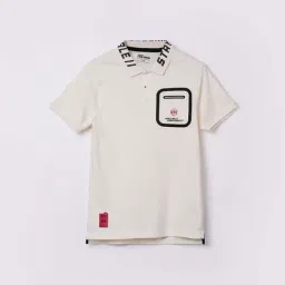 Fame Forever by Lifestyle Boys Off White Cotton Printed T Shirt-picture-32