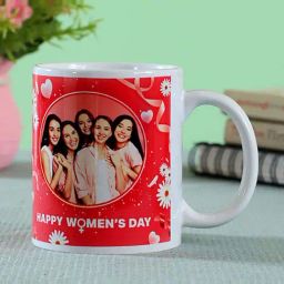 FNP Multicolor Ceramic Personalised Mug For Women's Day (325ml)-picture-20