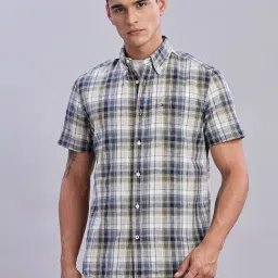 TOMMY HILFIGER Olive Tartan Checked Shirt-picture-10