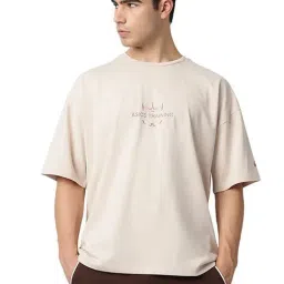Asics Beige Cotton Relaxed Fit Printed Sports T-Shirt-picture-15
