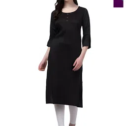 Coft Selection Of 2 Round Neck Thread Work Crepe Kurta-picture-29