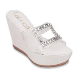 Catwalk Women's White Casual Wedges-image-29