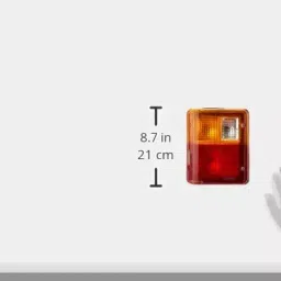 Uno Minda Tail Light with Bulb Holder & Wire - LH for Mahindra Pickup Utility Old (TL-6684M) image 3