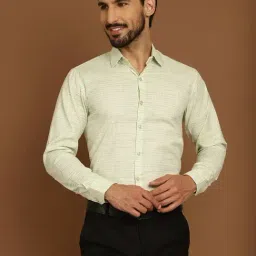 Indian Needle Green Regular Fit Shirt-picture-10