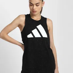 Adidas Black Printed W WIN 2.0 Tank Tee image 1