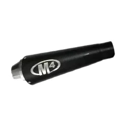 RA Accessories M4Black Mild Steel Bike Exhaust for Bajaj Discover 150S-picture-14