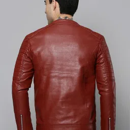 showoffff SHOWOFF Maroon Comfort Fit Jacket image 2