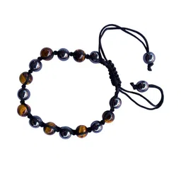 Apnisanskriti Hematite Tiger Eye Stone Bracelet Designer Thread-picture-38