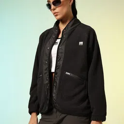 HRX by Hrithik Roshan High Neck Outdoor Fleece Sweatshirt-picture-17