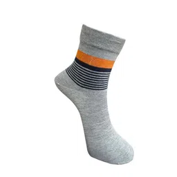 HRX by Hrithik Roshan Men Pack Of 5 Striped  Calf-Length Socks image 2