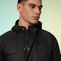HRX by Hrithik Roshan Hooded Puffer Casual Jacket image 3