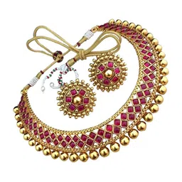 Sitashi Gold-Plated Alloy Necklace & Earrings-picture-42