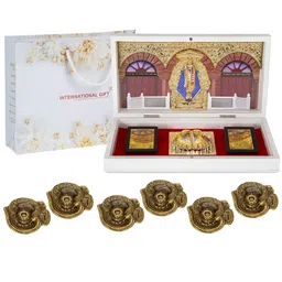 INTERNATIONAL GIFT Gold-Toned Religious Idol Showpiece-picture-11