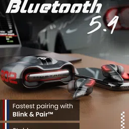 goboult BOULT AUDIO Mustang Torq Wireless With 50H Playtime Earbuds - Silver image 5