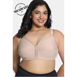 Zivame True Curv Cotton Laminated Non Wired Full Coverage Minimiser Bra - Skin-picture-38