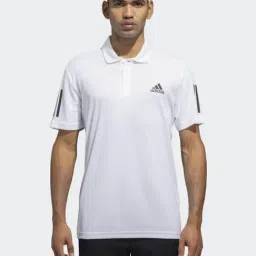 Adidas White Regular Fit Striped Sports Polo-picture-29