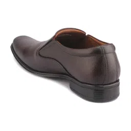 Red Chief Brown Formal Slip-Ons image 5