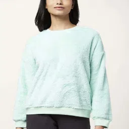 Dreamz by Pantaloons Aqua Blue Regular Fit Winter Top image 1