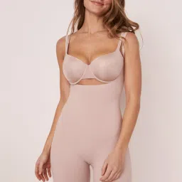 La Vie En Rose Grey Cotton Body Shapewear image 1