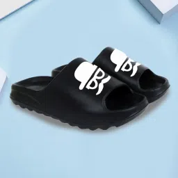 Pampy Angel Men's Black Slides image 1