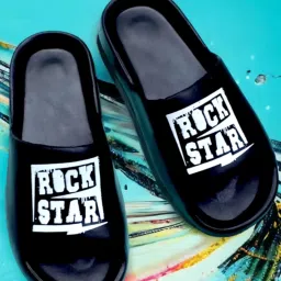 Pampy Angel Men's Black Slides image 1