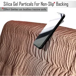 HOMETHREADS Multicoloured & Brown Printed 5 Piece Sofa Cover image 3