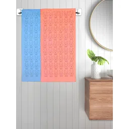 FABINALIV Multicolor Cartoon 300 Gsm Cotton Kids Bath Towels (Pack of 2) image 1
