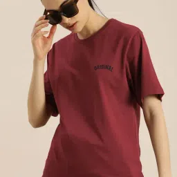 Dillinger Maroon Cotton T-Shirt-picture-30