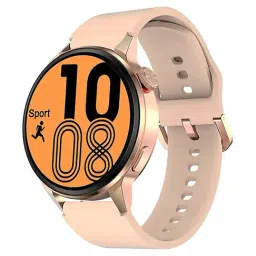 IZI Smart Plus Calling GPS NFC Smartwatch with Silicone Band (Rose Gold and Beige)-picture-13