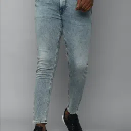 Allen Solly Jeans Blue Cotton Slim Fit Jeans-picture-40