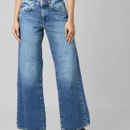 Only Blue Blended Regular Fit Low Rise Jeans-image-99