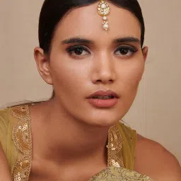 Curio Cottage Meira Sleek Kundan Maang Tikka for Women image 1