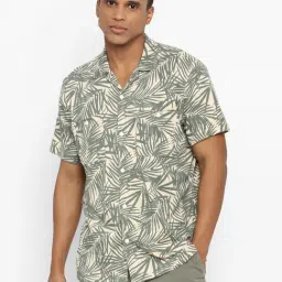 American Eagle Outfitters Green Cotton Regular Fit Printed Shirt-picture-14