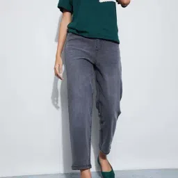 Fame Forever By Lifestyle Light Grey Cotton Regular Fit Jeans-image-96