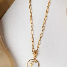 Joker & Witch Zodiac 18k Gold-plated Capricorn Necklace image 1