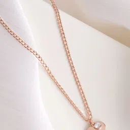 Joker & Witch The Party Edit Heart Of Rose Gold Necklace image 1