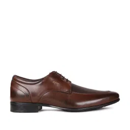 Bata Men's Brown Derby Shoes image 1
