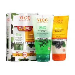 VLCC Neem Face Wash & Anti Tan Skin Lightening Face Wash Buy 1 Get 1 Free - Pack of 2 image 1