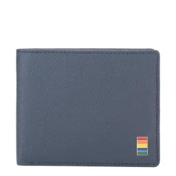 United Colors of Benetton Roan Navy Casual Leather Bi-Fold Wallet for Men image 1