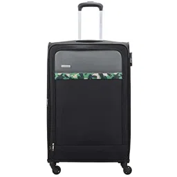 Aristocrat Commander Black Solid Soft Large Trolley Bag - 36 cm image 1