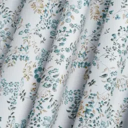 Haus & Kinder CloudDrape Signature Collection Multicolor Floral 300 TC Double Flat Bedsheet with 2 Pillow Covers image 3