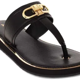 Aldo Women's Black T-Strap Sandals image 4