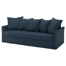 ikea holmsund Cover for 3-seat sofa-bed, Kilanda dark blue image 2