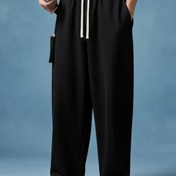 CLOTH N CODE Men Relaxed Loose Fit Trousers image 3