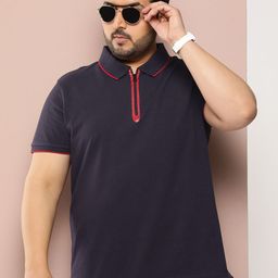 Sztori Men Plus Size Polo Collar Bio Finish Pure Cotton T-shirt-picture-42