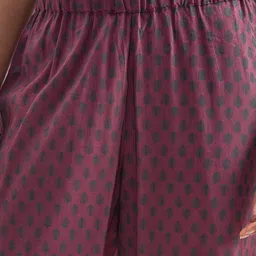 Vishudh Women Printed Short Tunic And Palazzo Set image 2