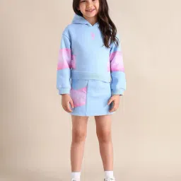 U.S. Polo Assn. Girls Blue Drop Shoulder Drop Shoulder Sweatshirt-picture-17