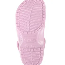 Crocs Unisex Classic Pink Back Strap Clogs image 4